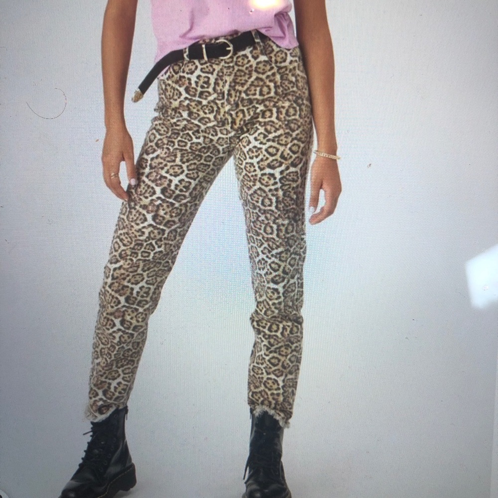 LEAPORD PRINT PANTS